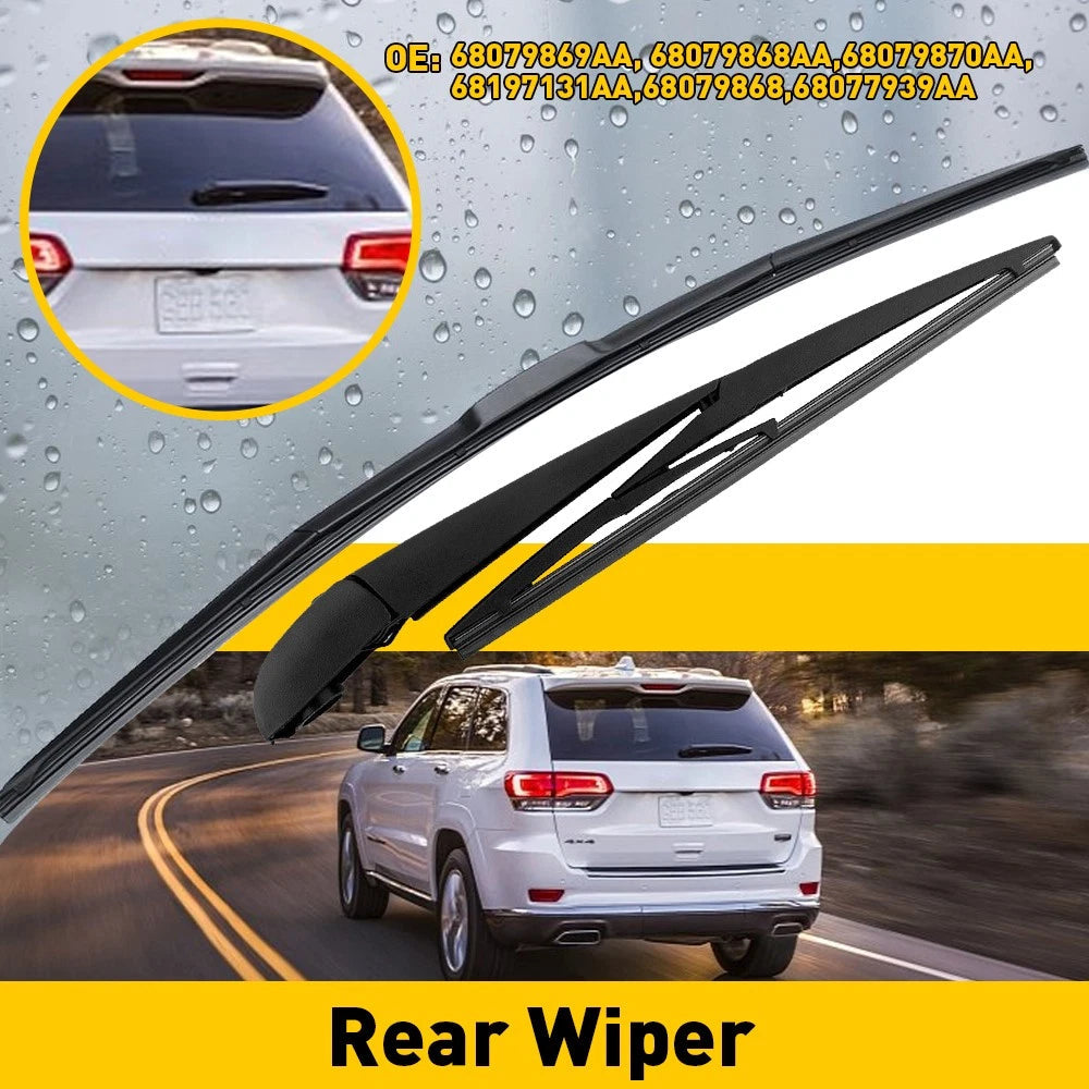 Rear Window Wiper w/Blade Set Fit for 2011 - 2019 JEEP GRAND CHEROKEE 68079870AA 6B93BC-57