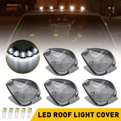 For Ford F250 F350 Duty Super Smoked Cab Roof Marker Running Light Covers Lens 6B93BC-57