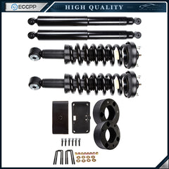 3" Front + 2" Rear Leveling Kit & 4X Struts Shocks For Ford F-150 2004-2008 2WD