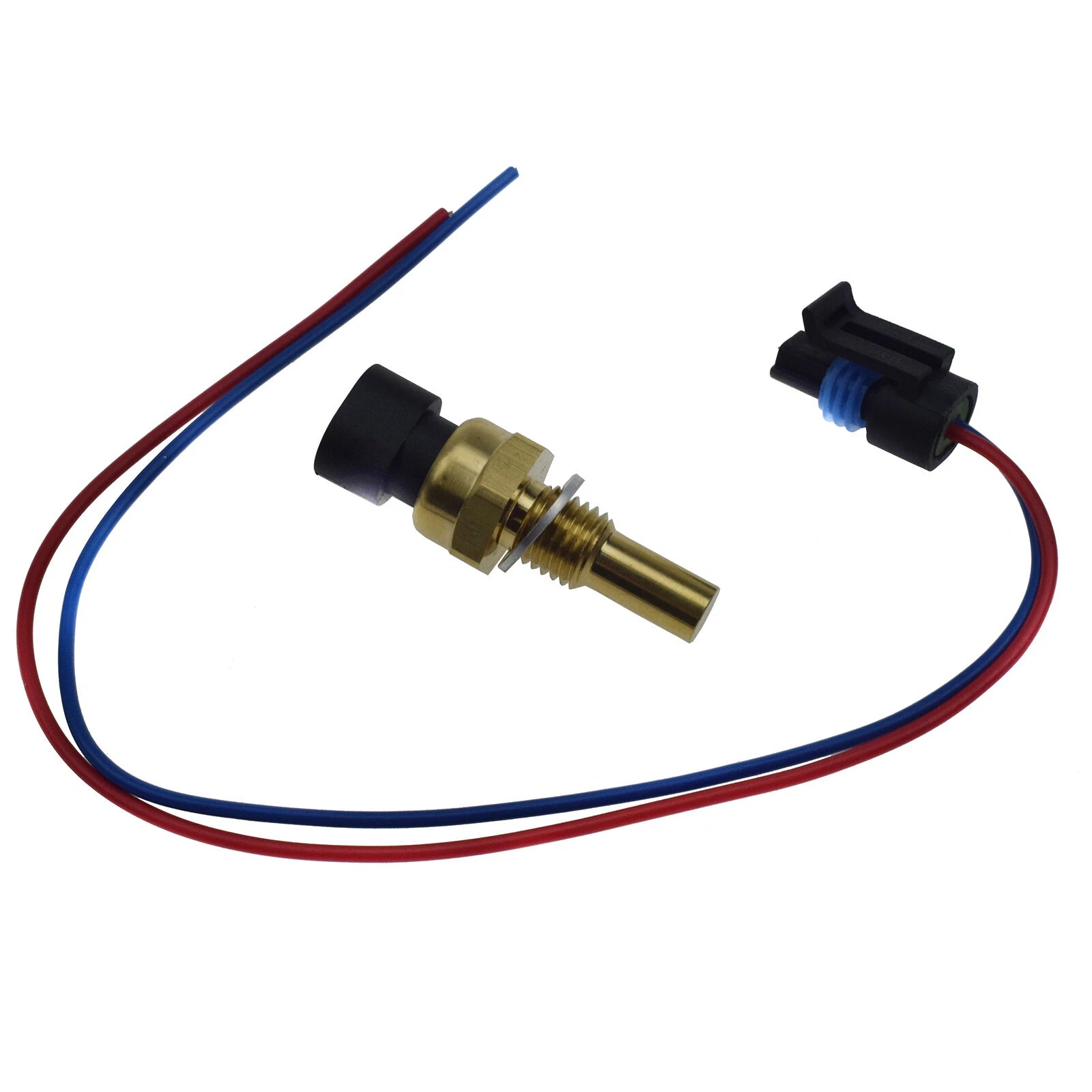 Coolant Water Temperature Sensor & Connector Pigtail For GMC Chevrolet Pontiac 6B93BC-57