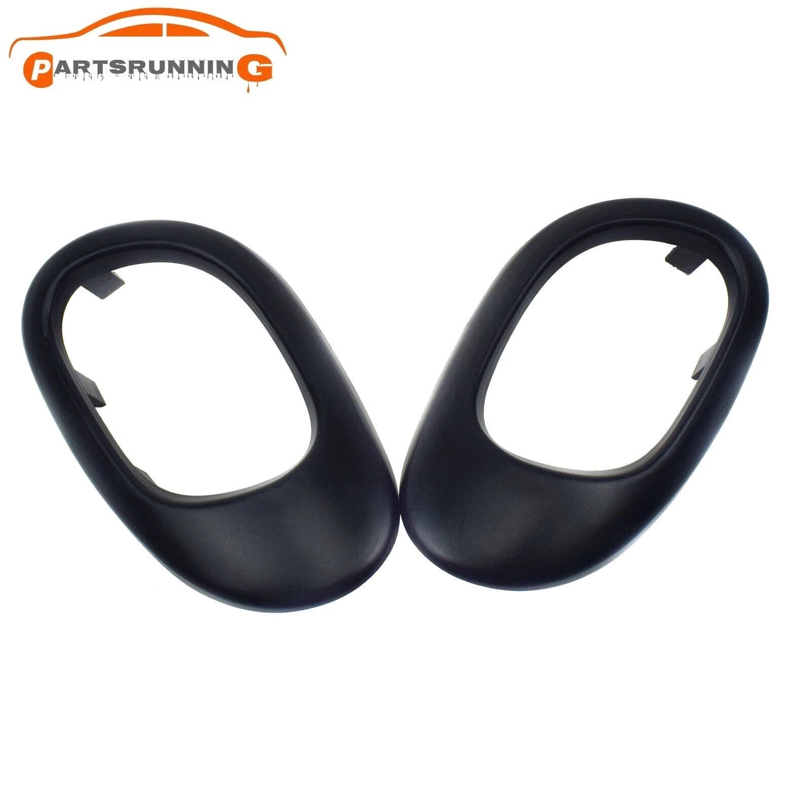 2PCS Left & Right Interior Door Handle Trim Cover For Peugeot 206 207 Citroen C2 6B93BC-57