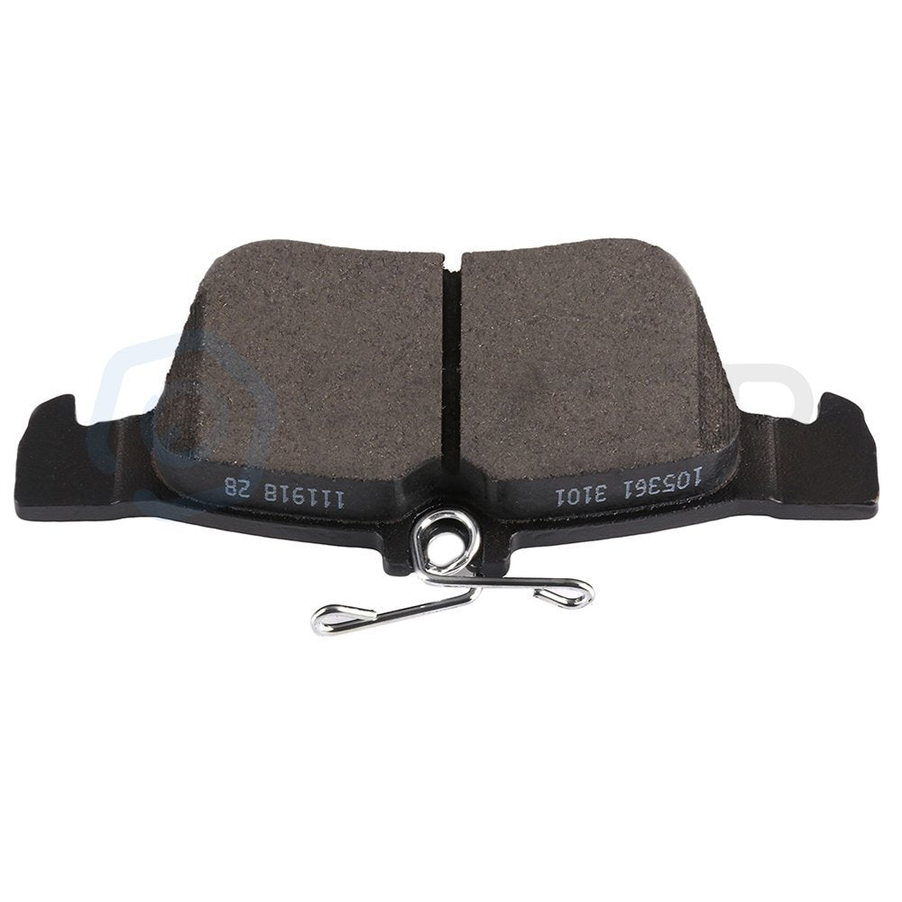 Front Rear Ceramic Brake Pads For 2013 2014 2015 2016 Ford Fusion Lincoln MKZ 6B93BC-57
