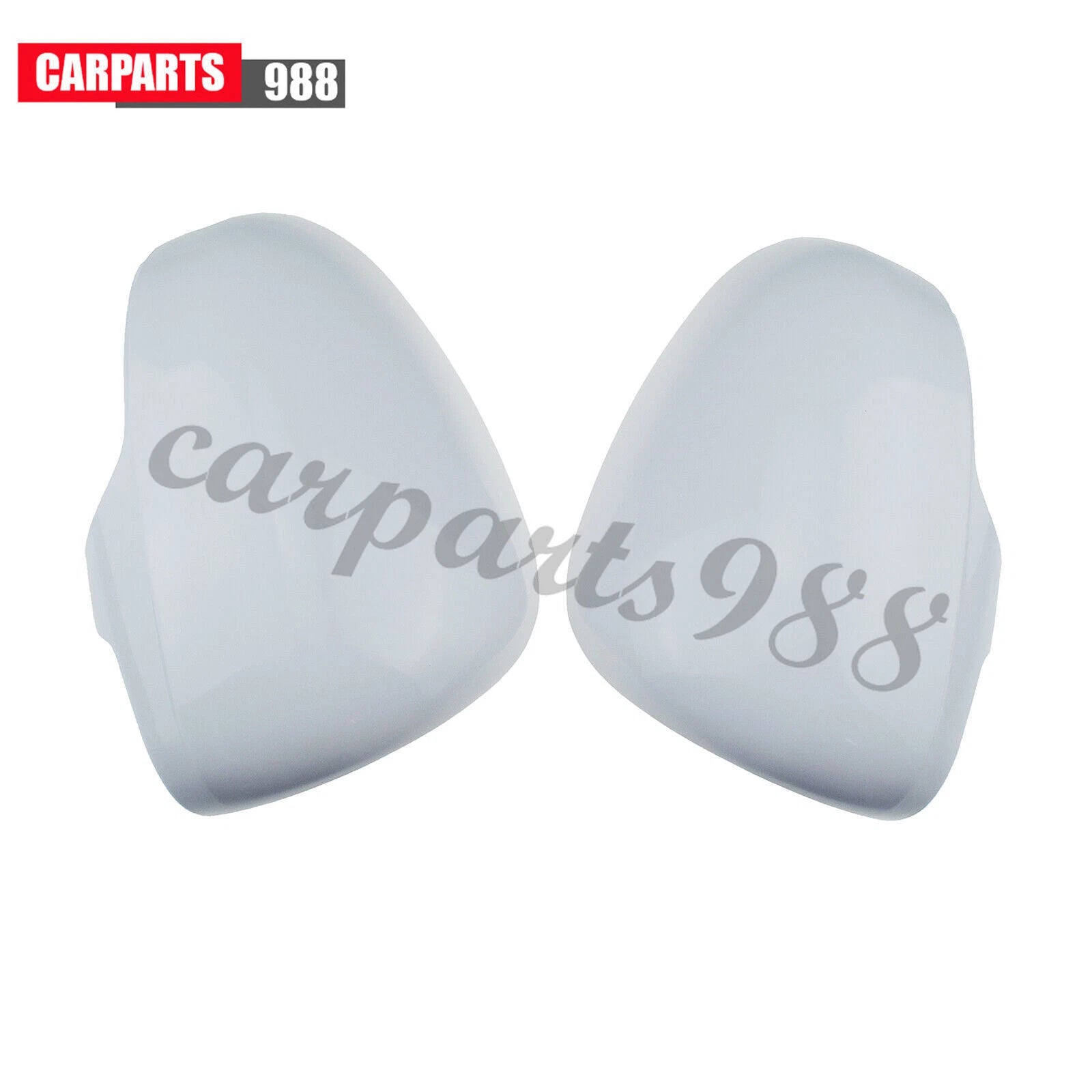 Left Right Side Rearview Mirror Cover Cap White for Toyota Reiz Prius 2010-2012 6B93BC-57