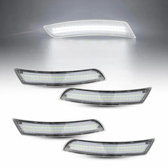 Fit 16-22 Chevy Camaro Side Clear Marker Lights LED Front&Rear Fender Lamp 4PCS 6B93BC-57
