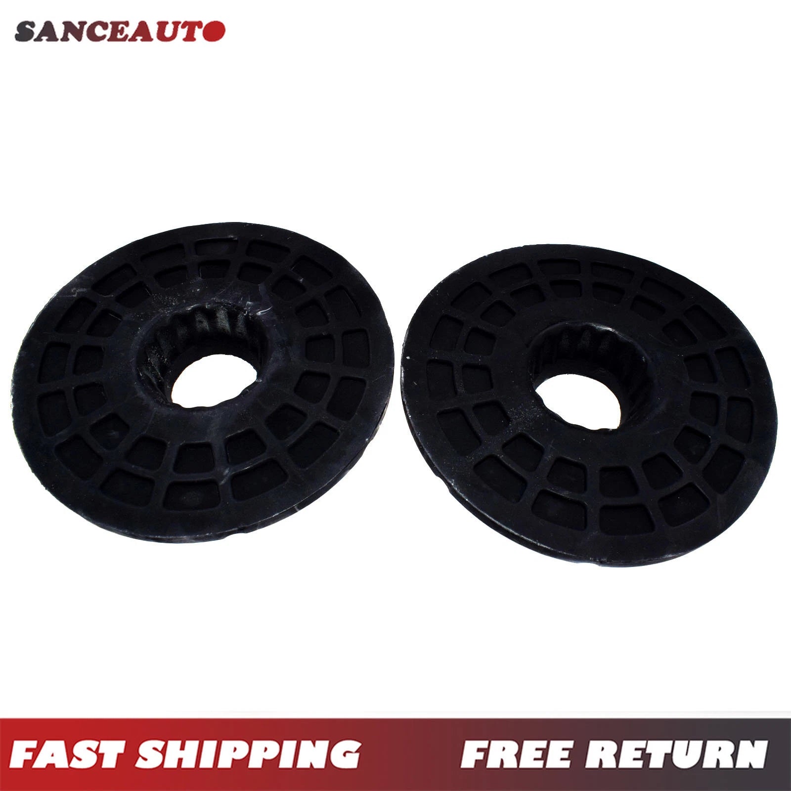 2PCS For Saab 9-3 2003-2011 Coil Spring Pad Spring Support Rear Upper 90538496 6B93BC-57