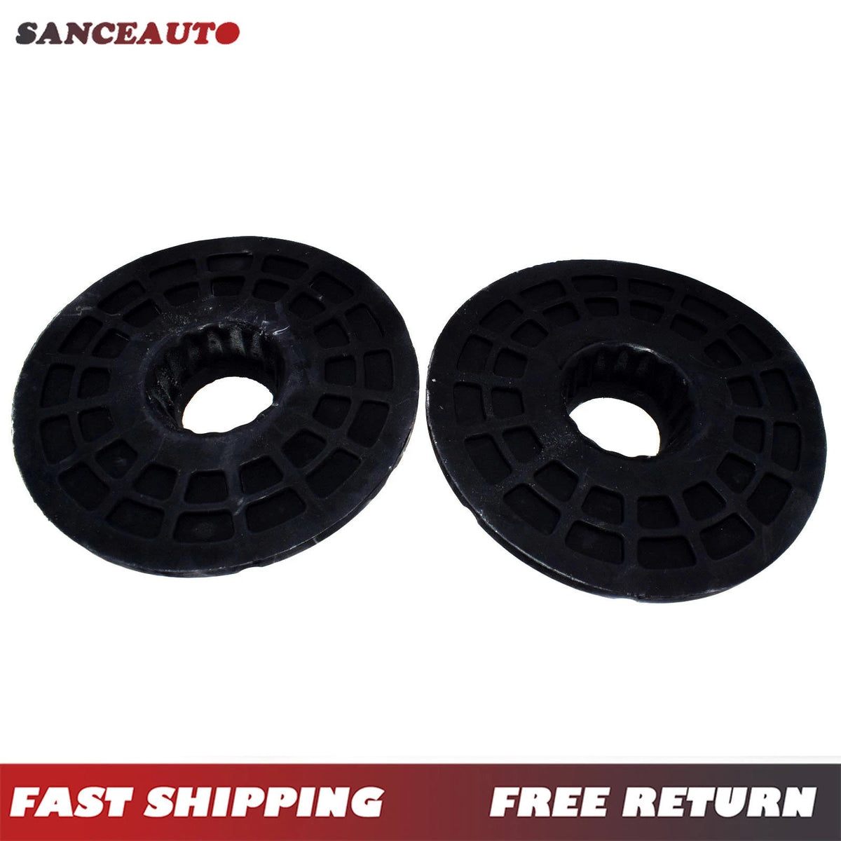 2PCS For Saab 9-3 2003-2011 Coil Spring Pad Spring Support Rear Upper 90538496 6B93BC-57