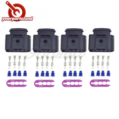 4X Ignition Coil Connector Repair Kit For Audi A4 A6 A8 Passat Jetta 1J0973724 6B93BC-57