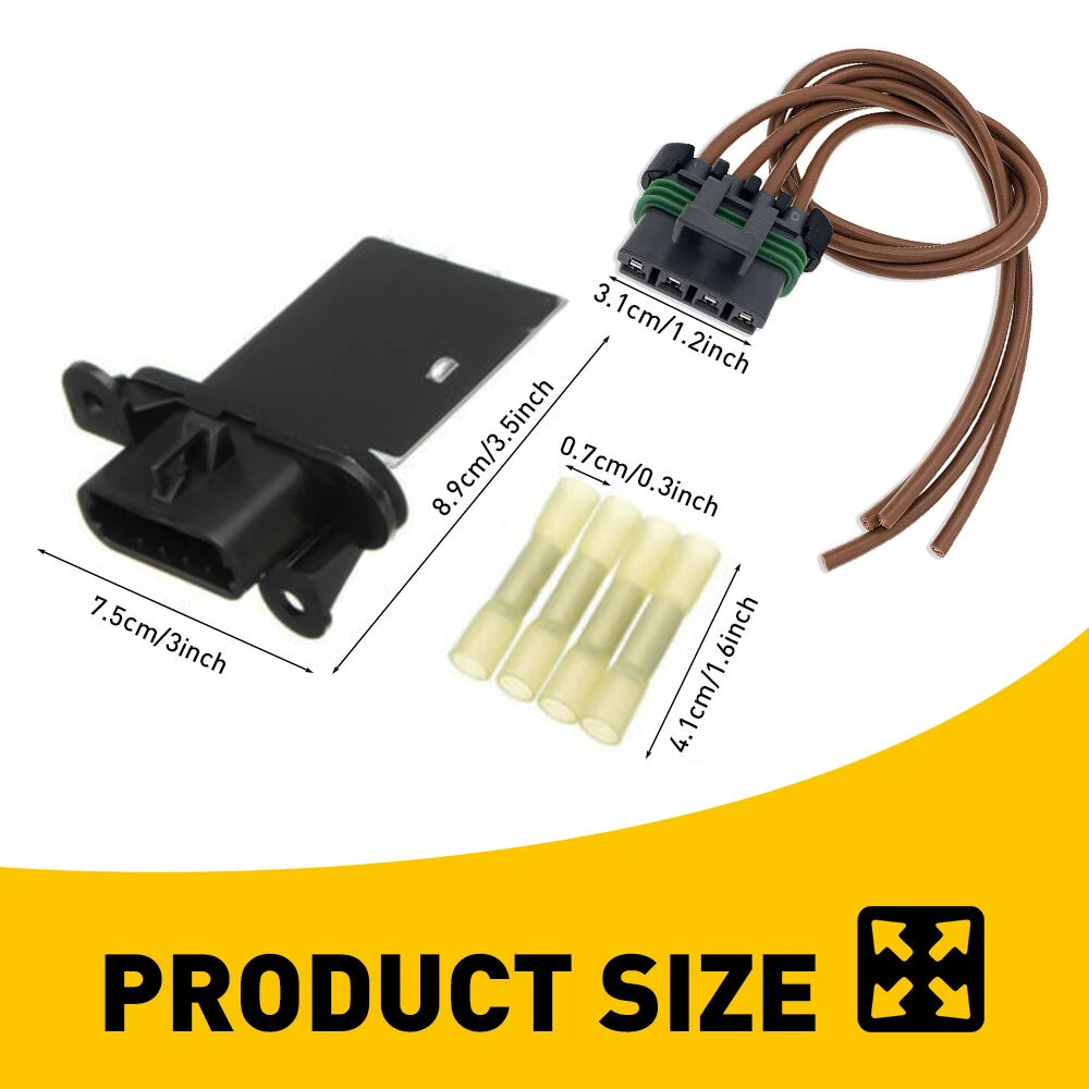 Blower Motor Resistor Pigtail For Connector 2005-14 Toyota 8713804052 Tacoma 6B93BC-57