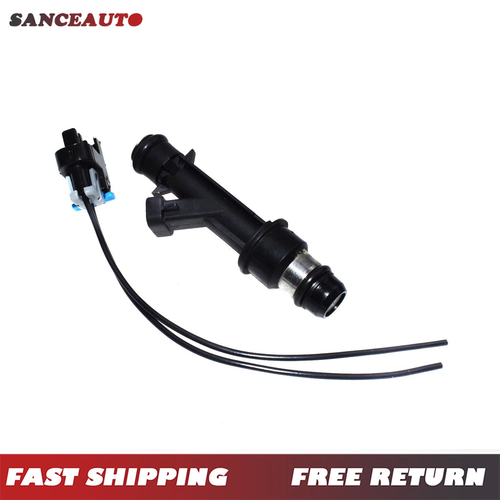 Fuel Injector & Connector For Buick Chevrolet Camaro Pontiac 3.8L V6 25323972 6B93BC-57