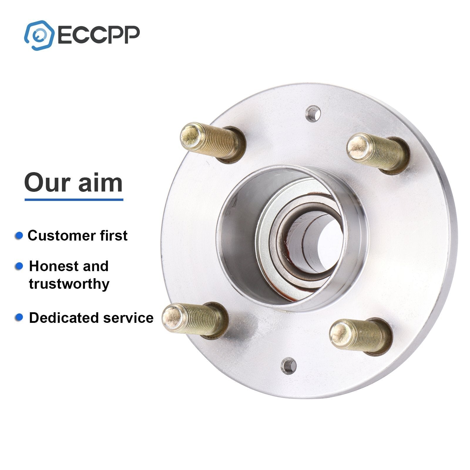 1Pc Wheel Hub Bearing Rear FWD For Chevrolet Aveo Aveo5 Pontiac G3 Wave W/ ABS 6B93BC-57