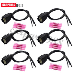 6Pcs Ignition Coil Connector Plug For Ford Flex F150 Explorer V6 V8 9U2Z14S411EA 6B93BC-57