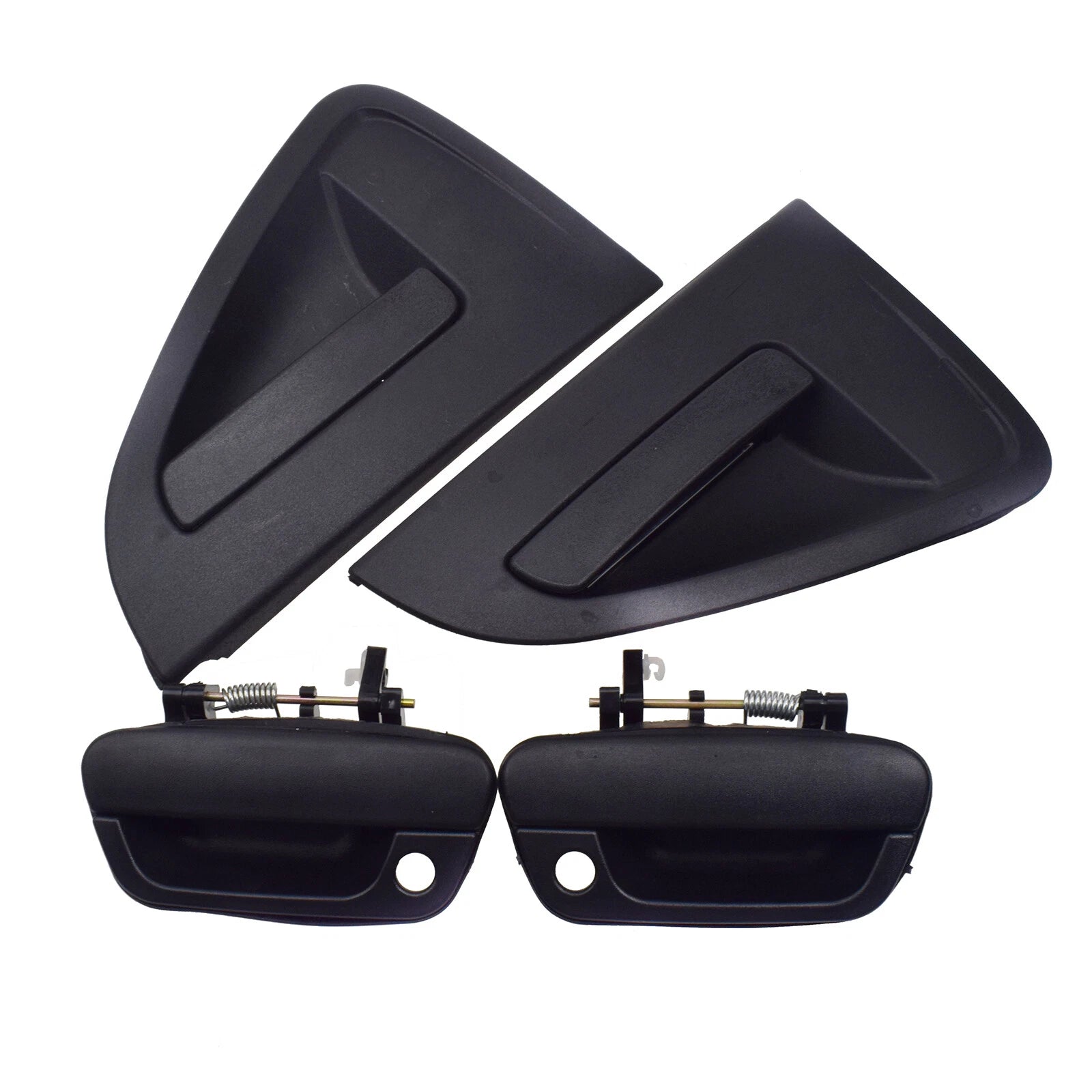 4Pcs Black Outer Door Handle Front Rear Left Right For 2013-2015 Chevrolet Spark 6B93BC-57