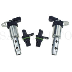 Camshaft Position Sensor & Variable Valve Timing Solenoid 4PCS For BMW N51 N52 6B93BC-57