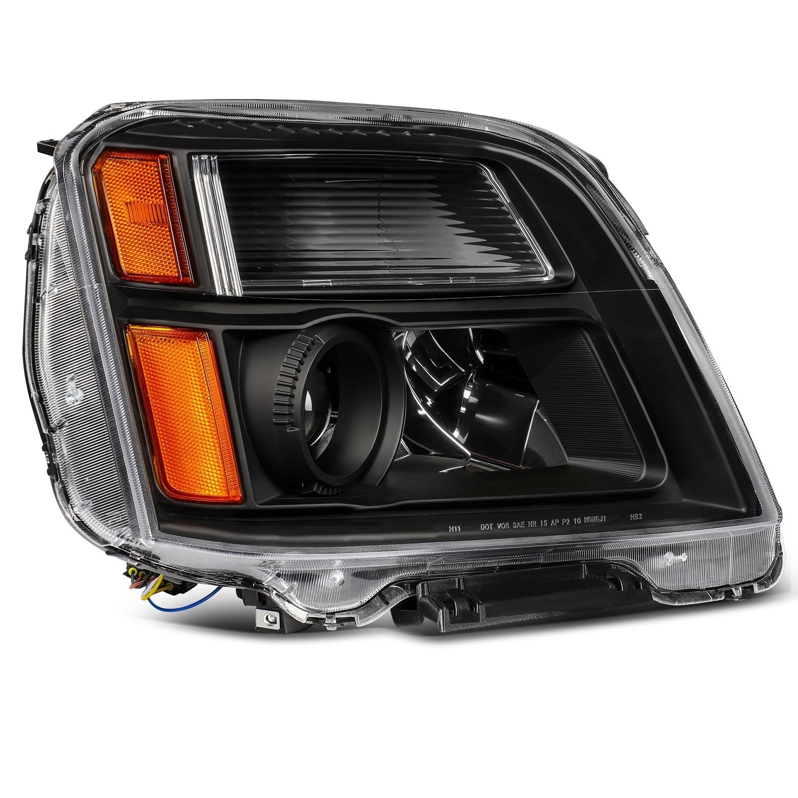 ECCPP Headlights Assembly For GMC Terrain 2.4L 3.0L 3.6L 2010-2015 Pair Black 6B93BC-57