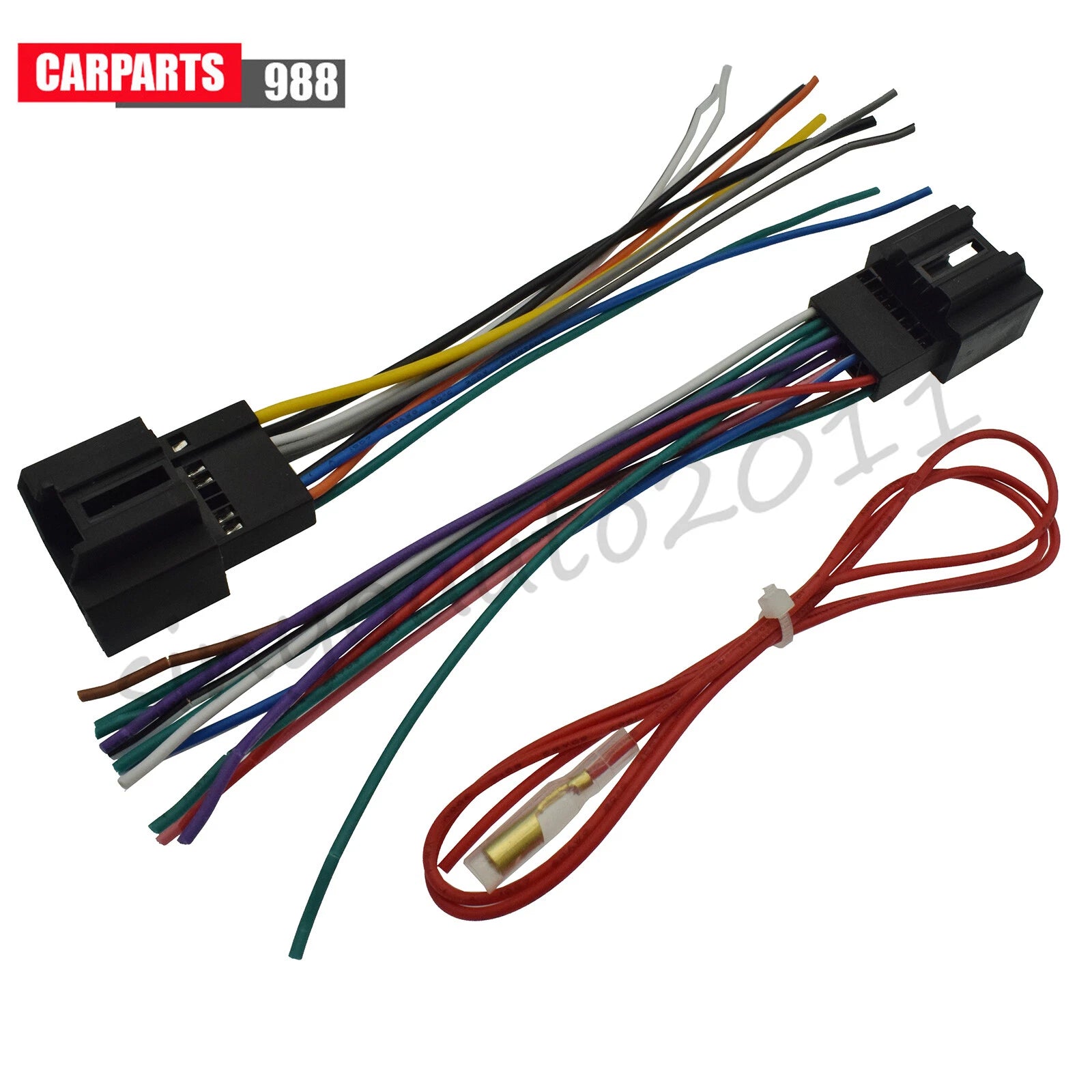 Car Stereo Radio Wiring Harness Adapter for Cadillac DTS Chevy Silverado Yukon 6B93BC-57