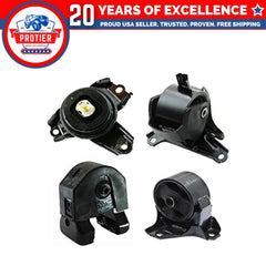 Fits 2009-2010 Hyundai Sonata 2.4L w/MANUAL Motor & Trans Mount Set 4PCS : 6B93BC-57