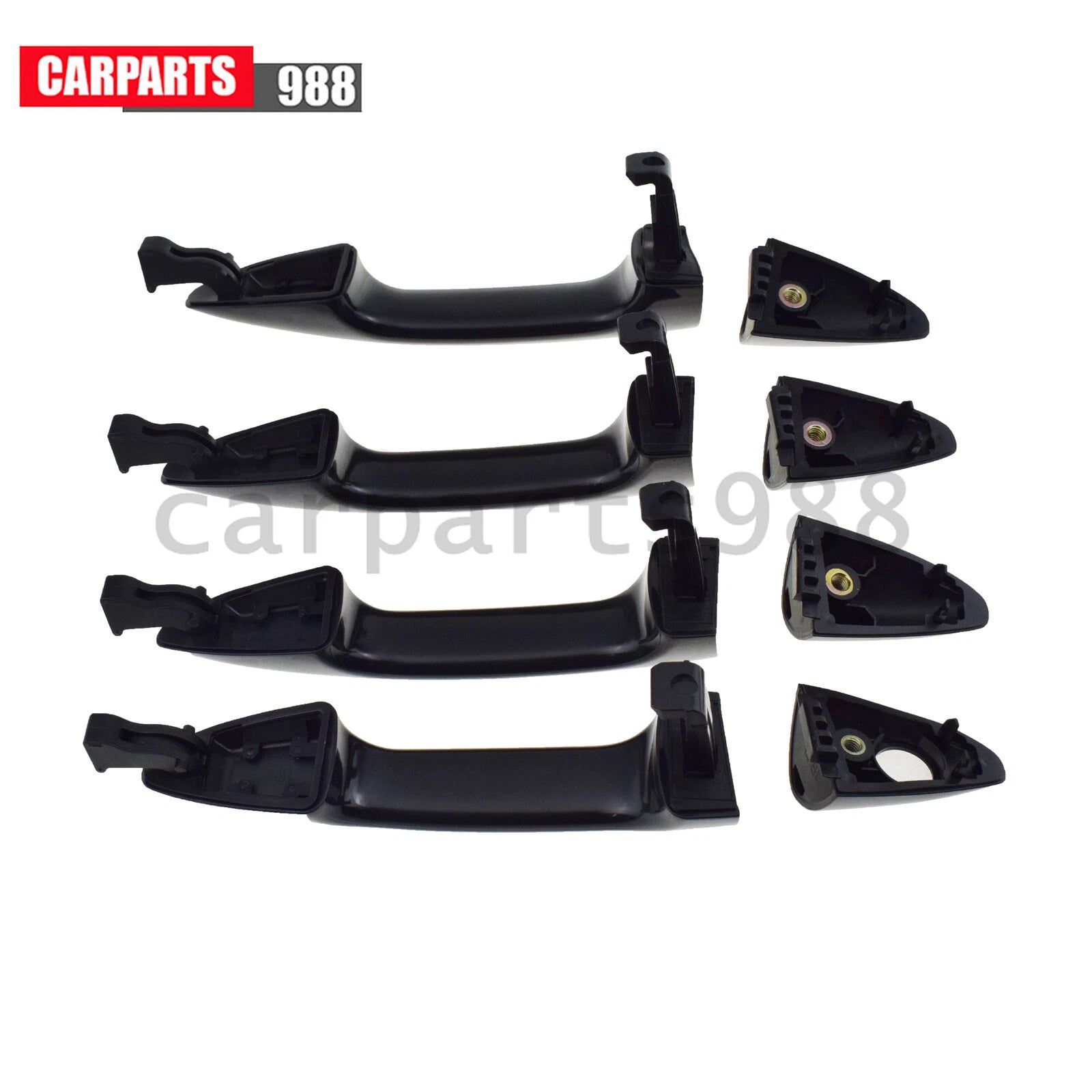 4Pcs Front Rear LH RH Outer Door Handle for Hyundai Accent 206-2016 82651-1R000 6B93BC-57
