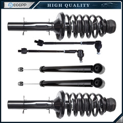 For Volkswagen Beetle Jetta Golf Front Rear Complete Struts Inner Outer Tie Rod
