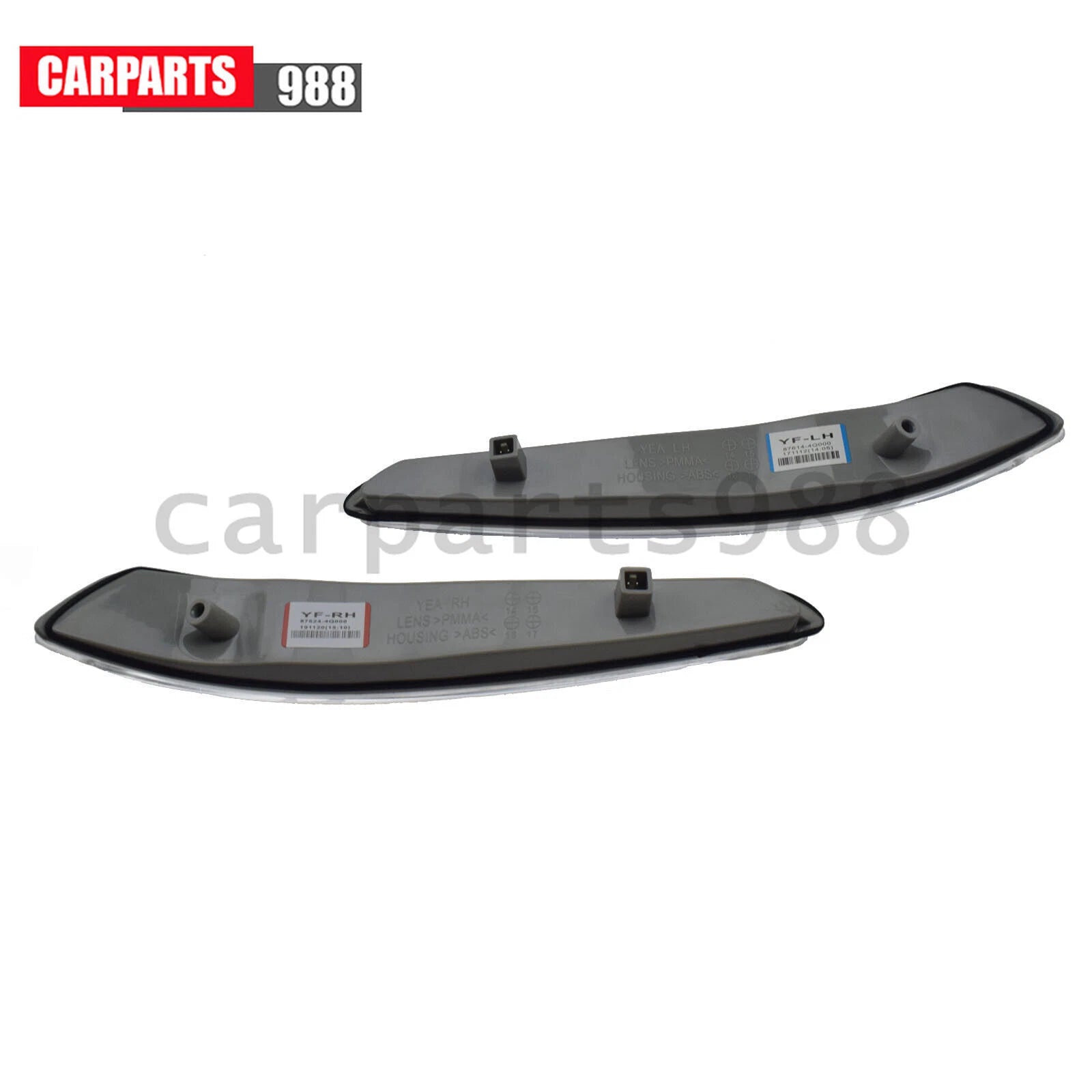 Left Right Side Mirror LED Turn Signal Light For Hyundai Sonata MK8 2010-2014 6B93BC-57
