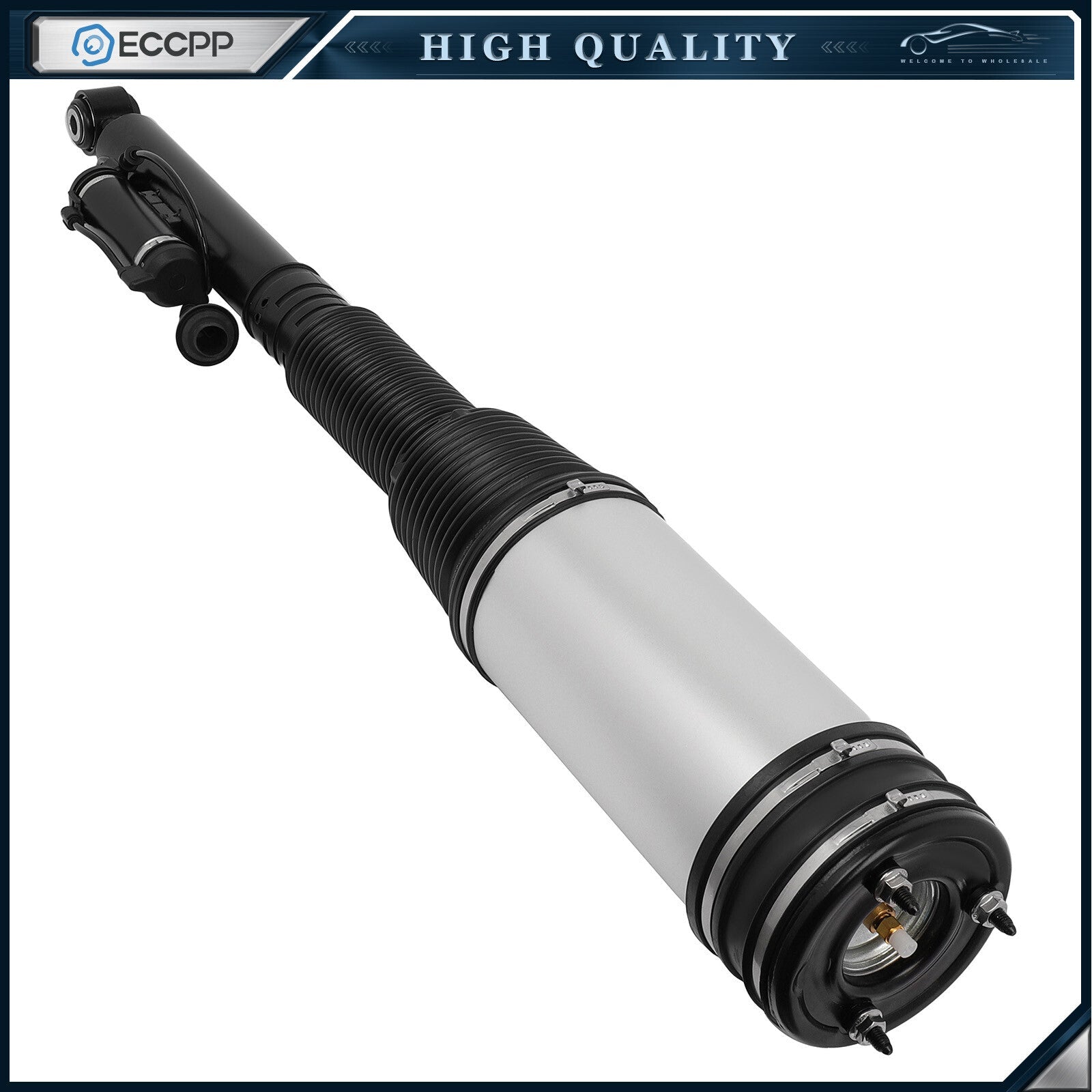 5PCS Front Rear Suspension Shock Air Compressor For Benz 4Matic W220 S430 S500 6B93BC-57