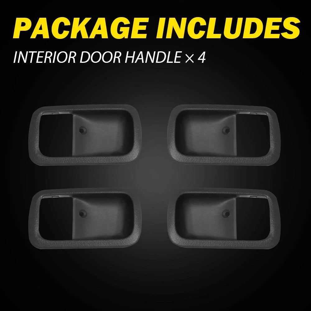 4PCS Interior Inside Door Handle Front Rear For 1993-1997 Toyota Land Cruiser EA 6B93BC-57