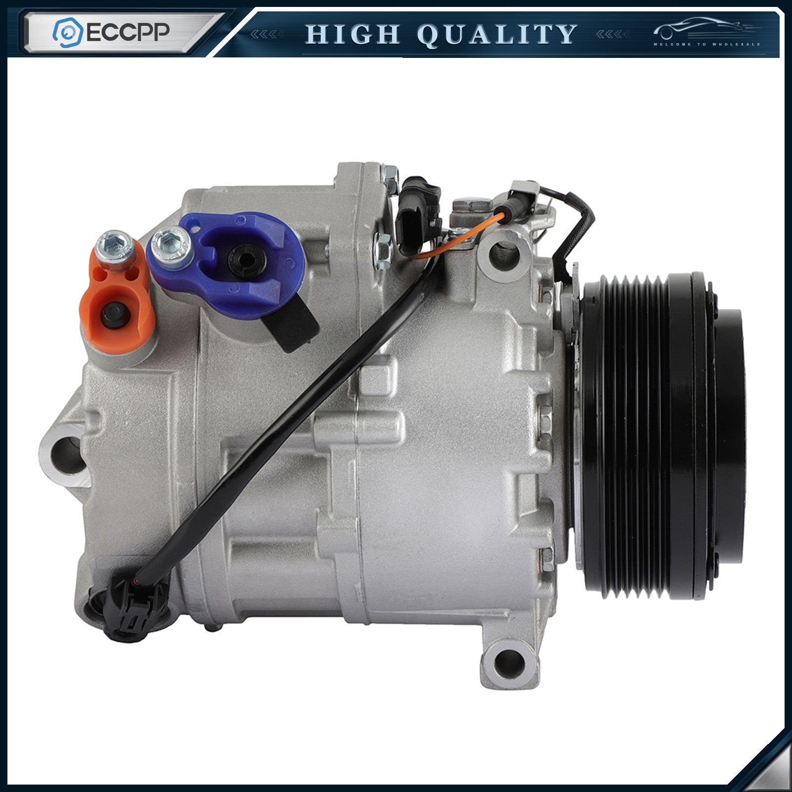 AC Compressor and Clutch Fits BMW X5 3.0L 2007 2008 2009 2010 CSE717 6B93BC-57