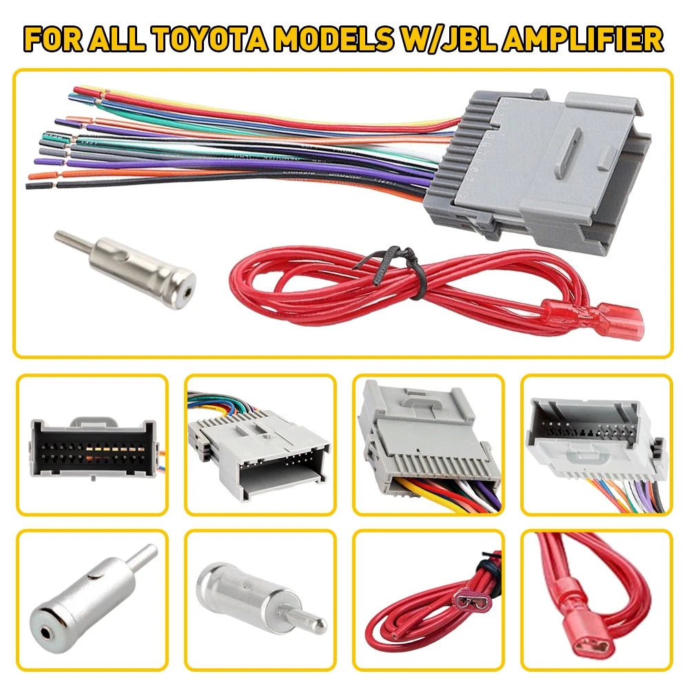 For Chevy Silverado 2003-2007 Car Stereo Radio Wiring Harness Adapter Connector 6B93BC-57