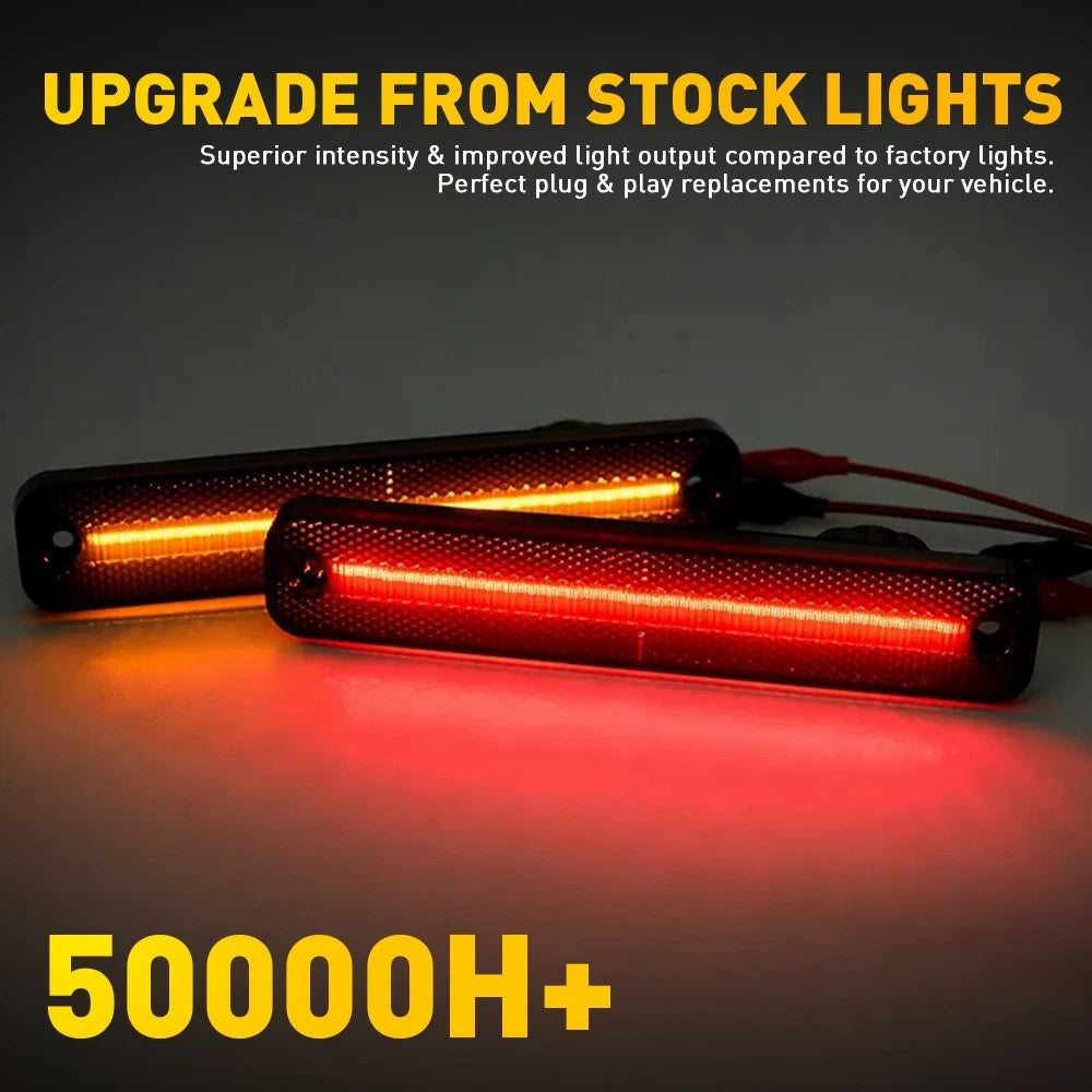 Front Rear LED Side Marker Lights For 73-79 Ford Bronco F150 F250 F350 Truck EOA 6B93BC-57