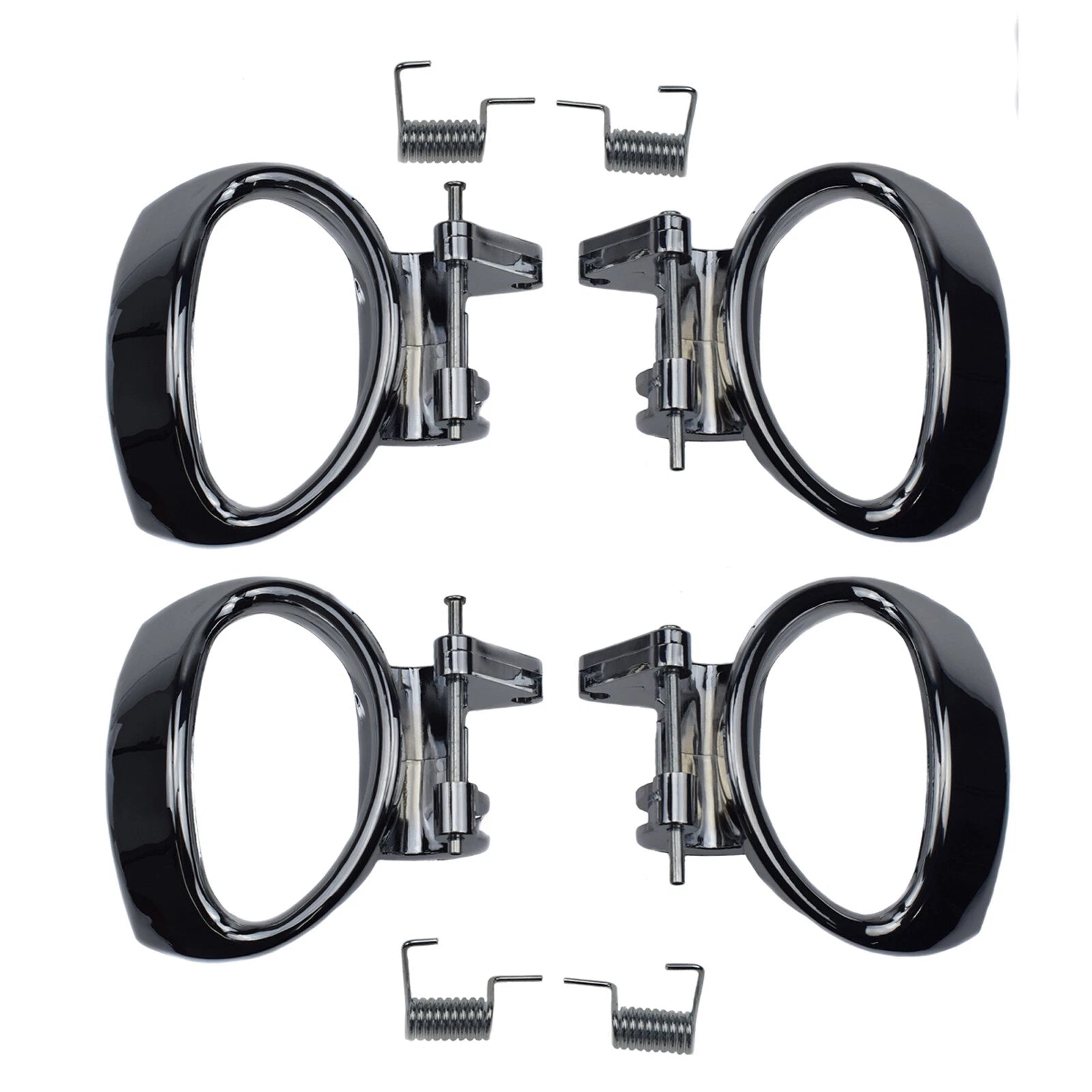 4Pcs Inside Chrome Door Handle Repair Front Rear Left Right For 06-11 Chevy HHR 6B93BC-57