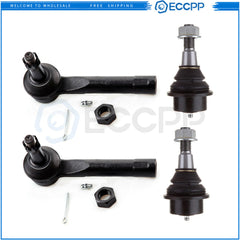 Front Lower Control Arm Ball Joint Outer Tie Rod End For 99-2006 GMC Sierra 1500 6B93BC-57