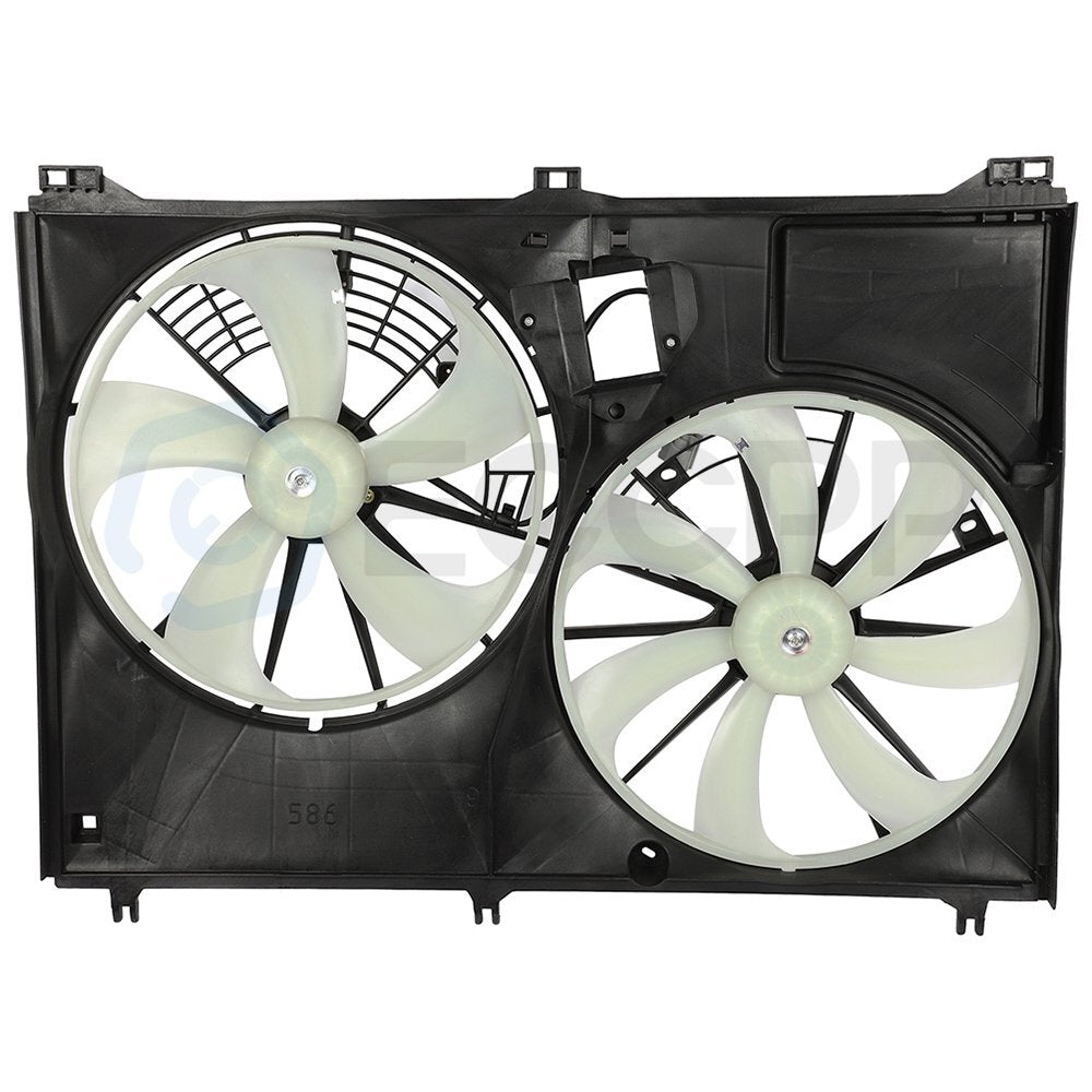 Radiator Condenser Cooling Fan Assembly For 2014-2018 2019 Toyota Highlander 6B93BC-57