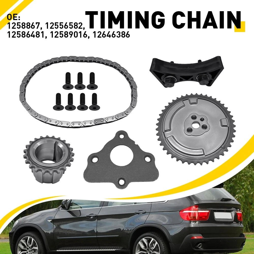 LS Timing Chain Set Fits GM 4.8 5.3 5.7 6.0 LS1 LS2 LS3 LS6 L99 LS4 LS9 LSA EOA 6B93BC-57