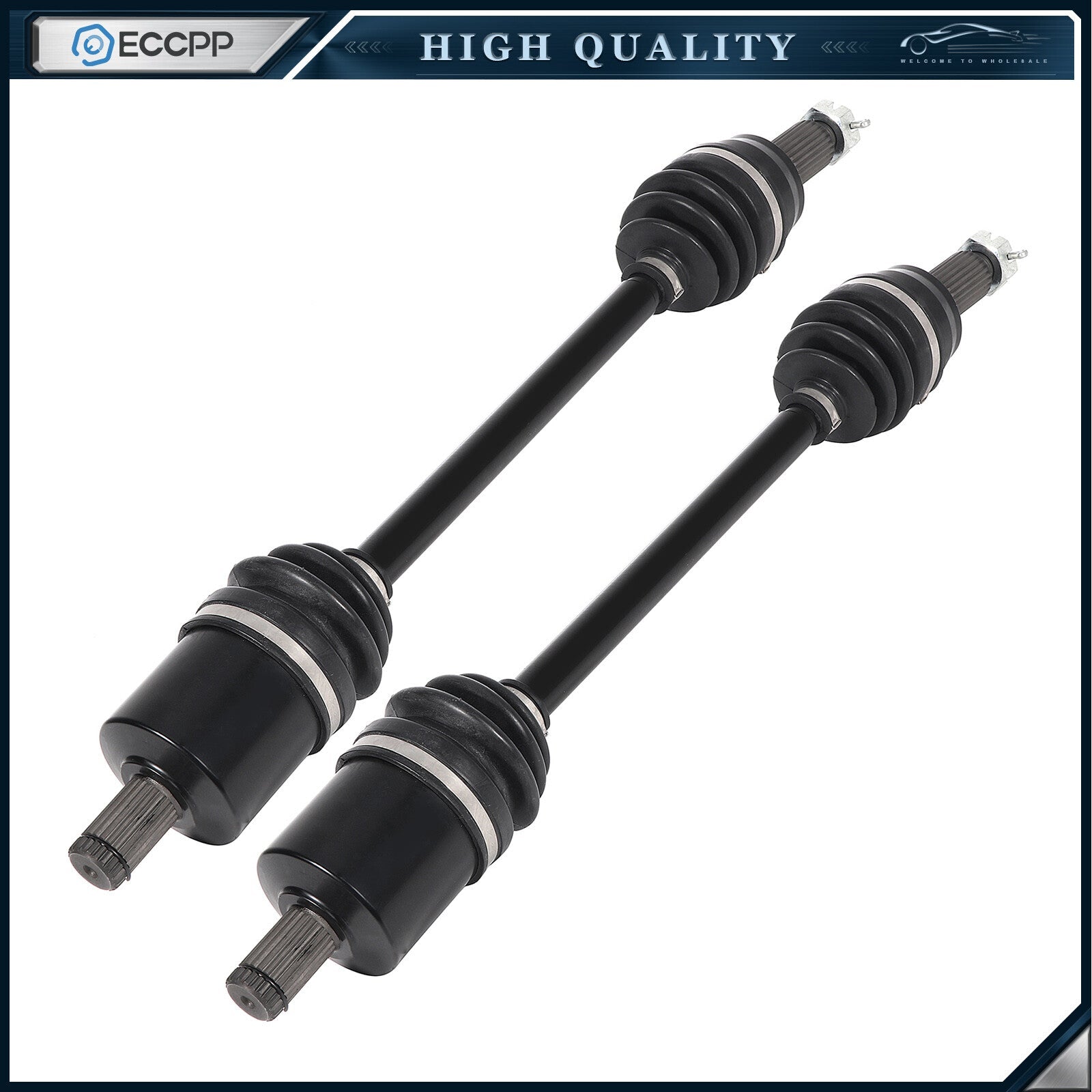 For 2010 - 2013 Polaris Sportsman 550 2 Pcs CV Joint Axles Front Right Left 6B93BC-57