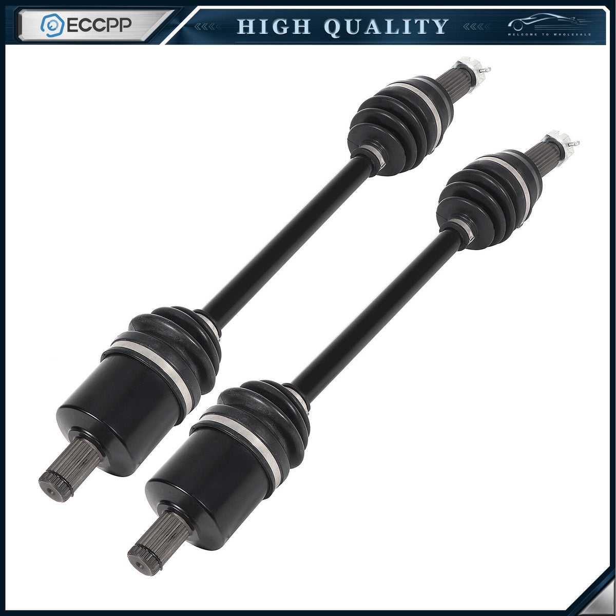 For 2010 - 2013 Polaris Sportsman 550 2 Pcs CV Joint Axles Front Right Left 6B93BC-57