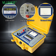 VLUUKE 10A DC Winding Resistance Tester DC Transformer Resistance Meter