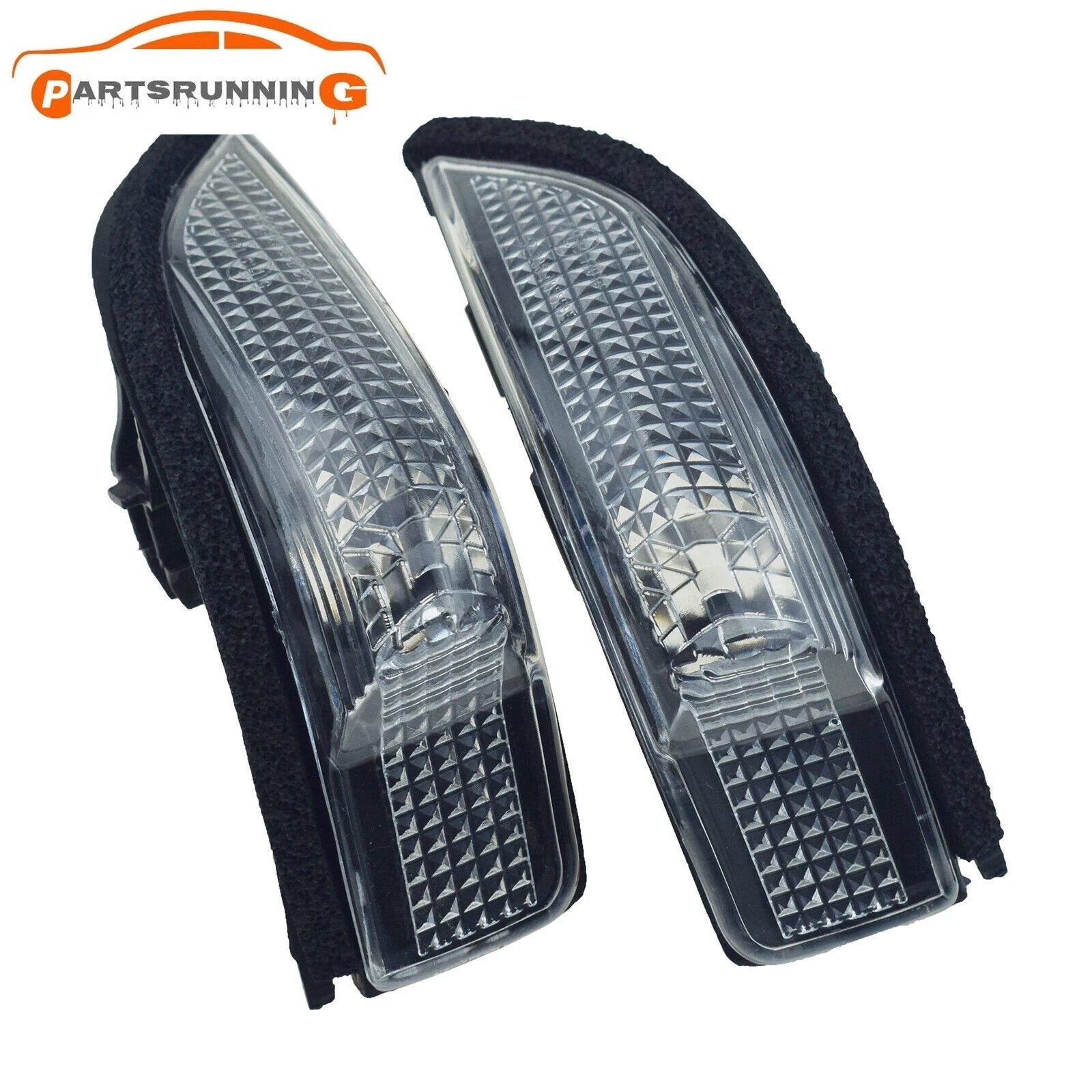 Pair Left Right Mirror LED Turn Signal Indicator Light For Toyota Yaris 2011-19 6B93BC-57