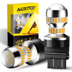2-10x AUXITO 3156 3157 3457 LED Turn Signal Blinker Light Bulbs Amber Yellow EOA AUXITO