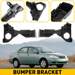 Bumper Bracket Set For 2003-2008 Toyota Corolla USA Built Front Steel 2Pc US 6B93BC-57