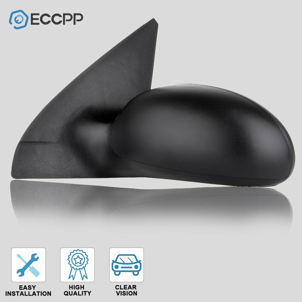 Driver Left Side Power Mirror For 2000-2007 Ford Focus Textured Black 6B93BC-57