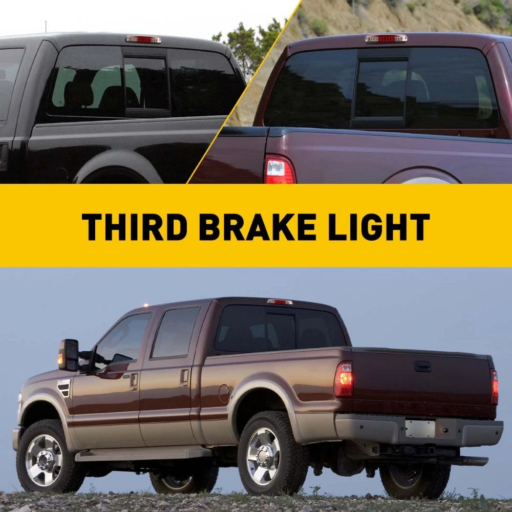 LED Third 3rd Brake Light Clear Fit 99-16 Ford F250 F350 Super Duty Carg US EOA 6B93BC-57