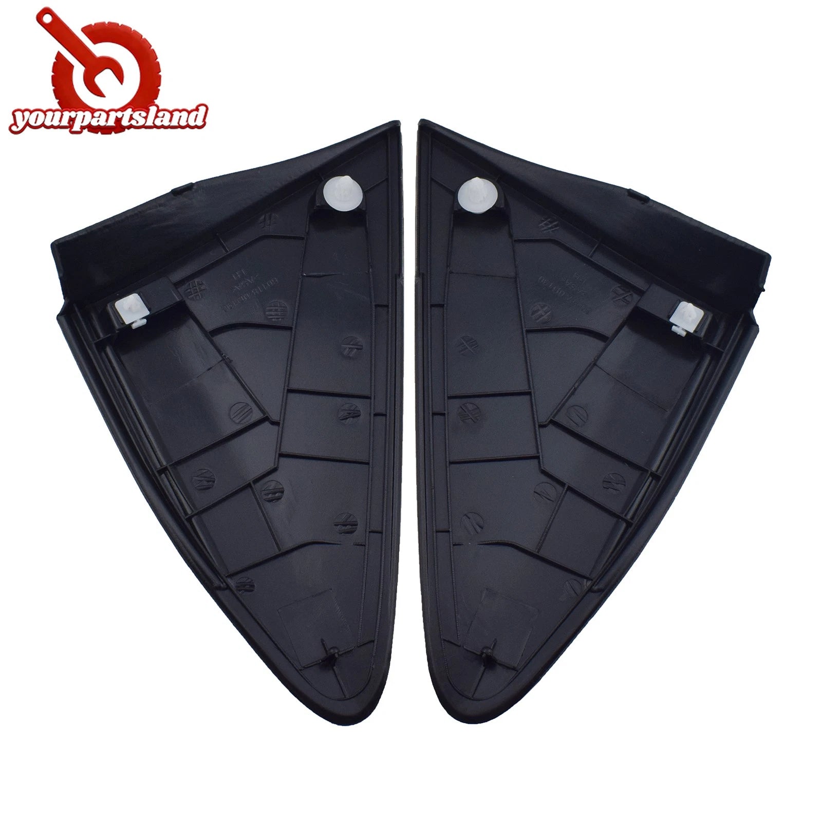 Front Left Right Rearview Mirror Triangle Cover Trim For Toyota Yaris 2011-2014 6B93BC-57