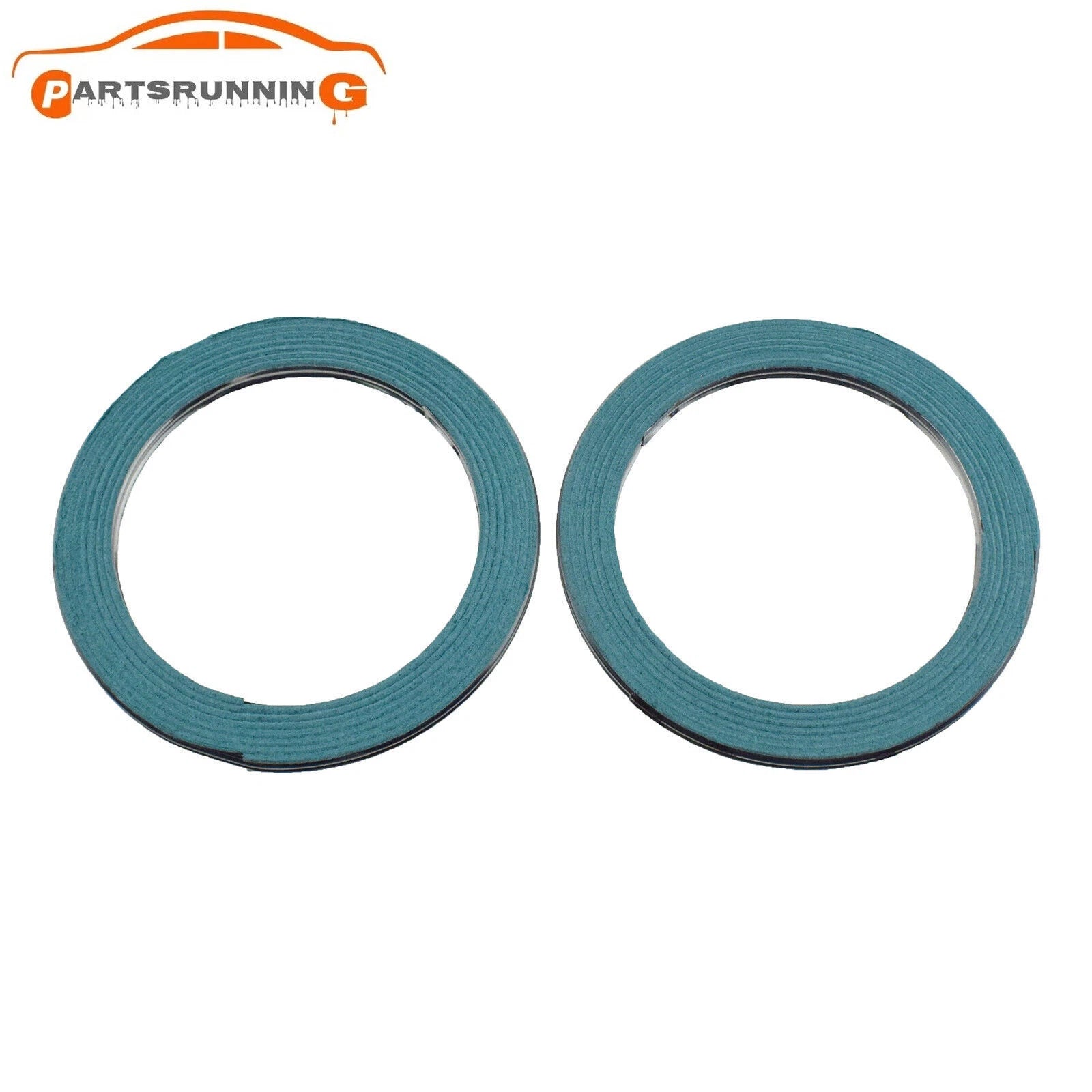 90917-06076 2x Exhaust Pipe Connector Gasket For Toyota Lexus IS300 2001-2005 6B93BC-57