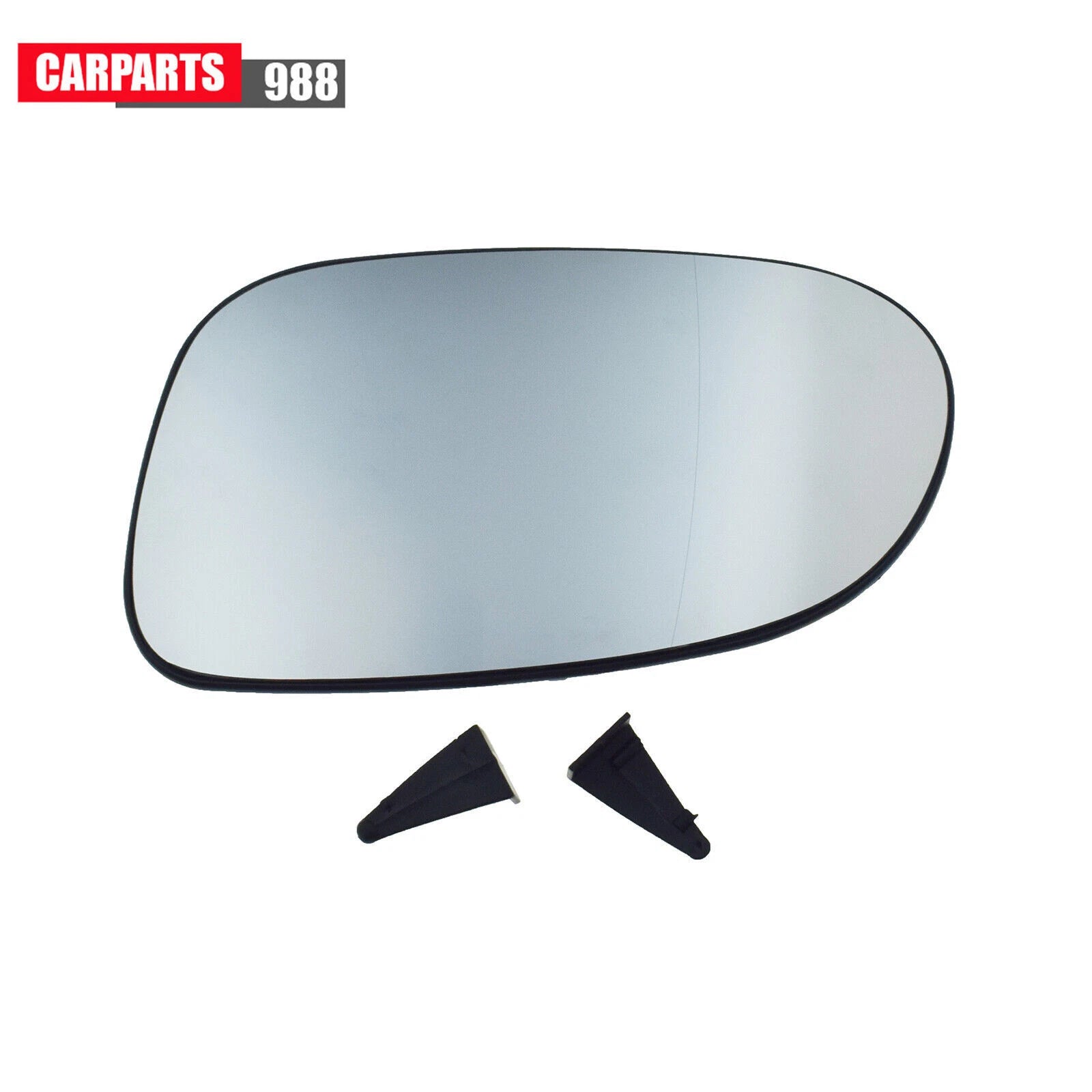 Left Side Mirror Glass with Backing Heated For Mercedes SLK320 CLK55 B66818421 6B93BC-57
