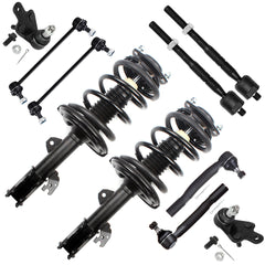 For 2007-2011 Camry Front Coil Spring Struts Assembly Ball Joint Tierod Sway Bar