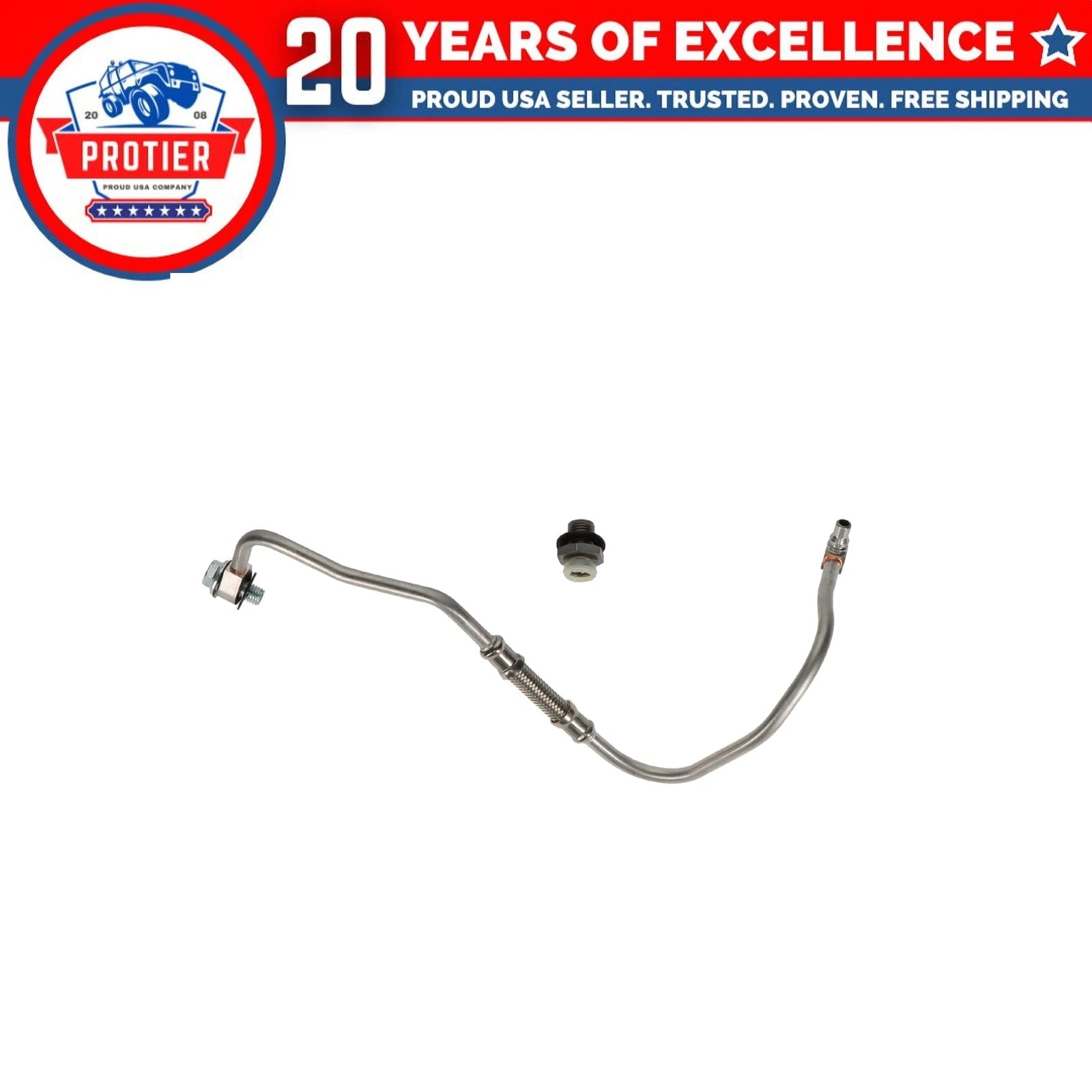 Turbocharger Oil Supply Line Fits Cruze Encore Equinox Malibu Terrain 16-22 L4 6B93BC-57