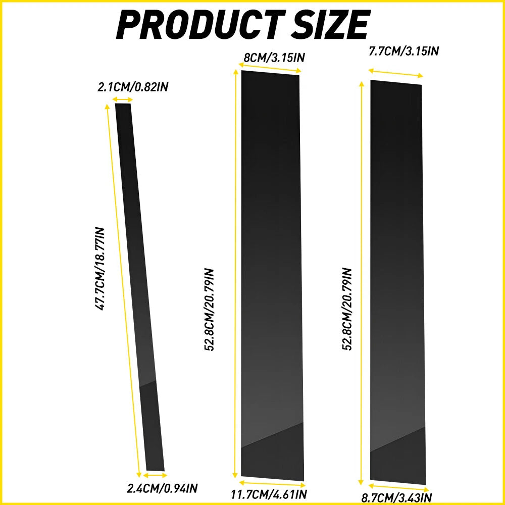 Fits 2004-2015 Nissan Titan Crew Cab Pillar Post Door Trim Car Accessories EOA 6B93BC-57