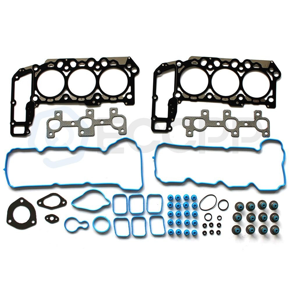 Fits 2005-2009 Dodge Ram 1500 3.7L Full Gasket Set Timing Chain Kit Water Pump 6B93BC-57