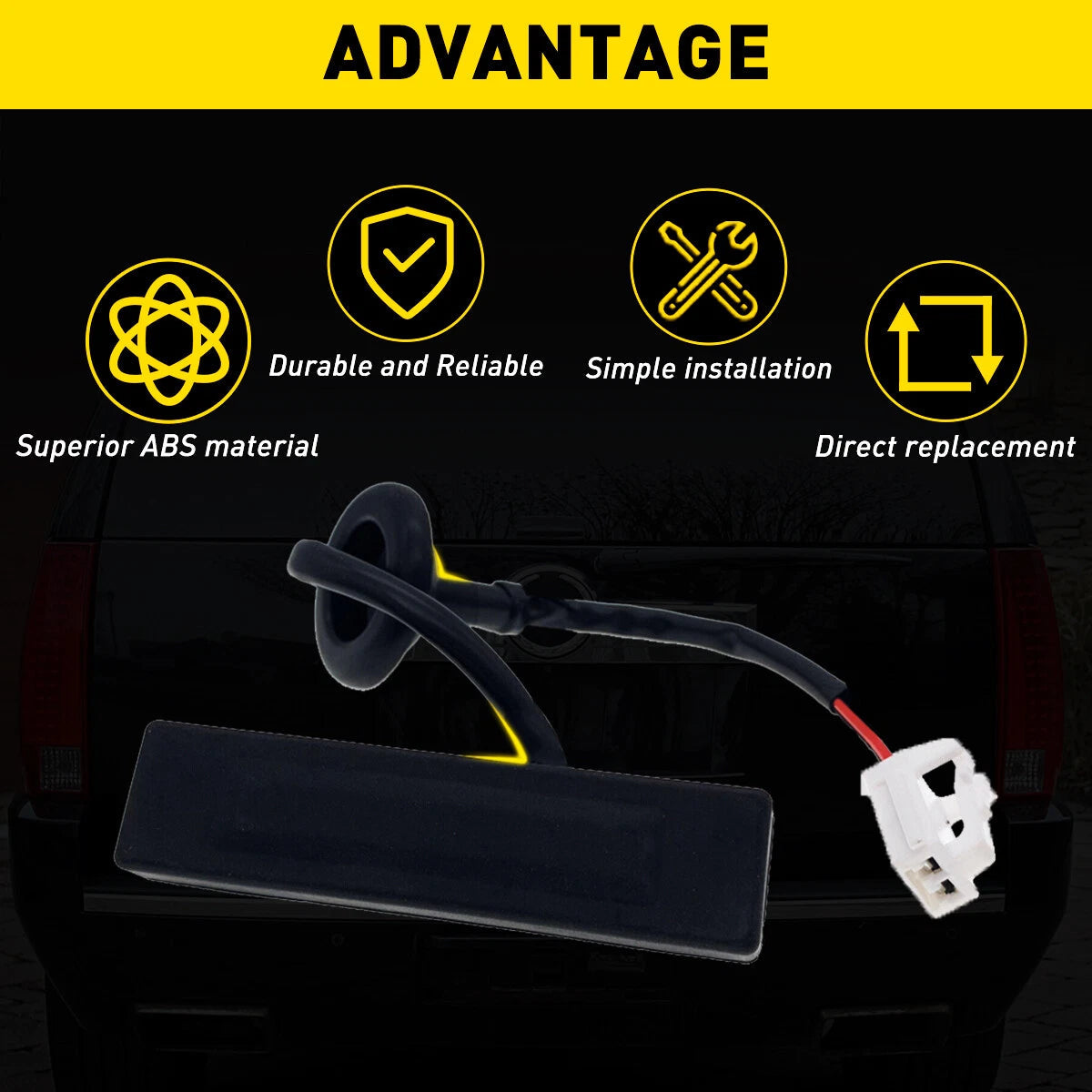 Trunk LID Tailgate Open Handle Button fit for Hyundai Veloster 2012-2017 Rear US 6B93BC-57