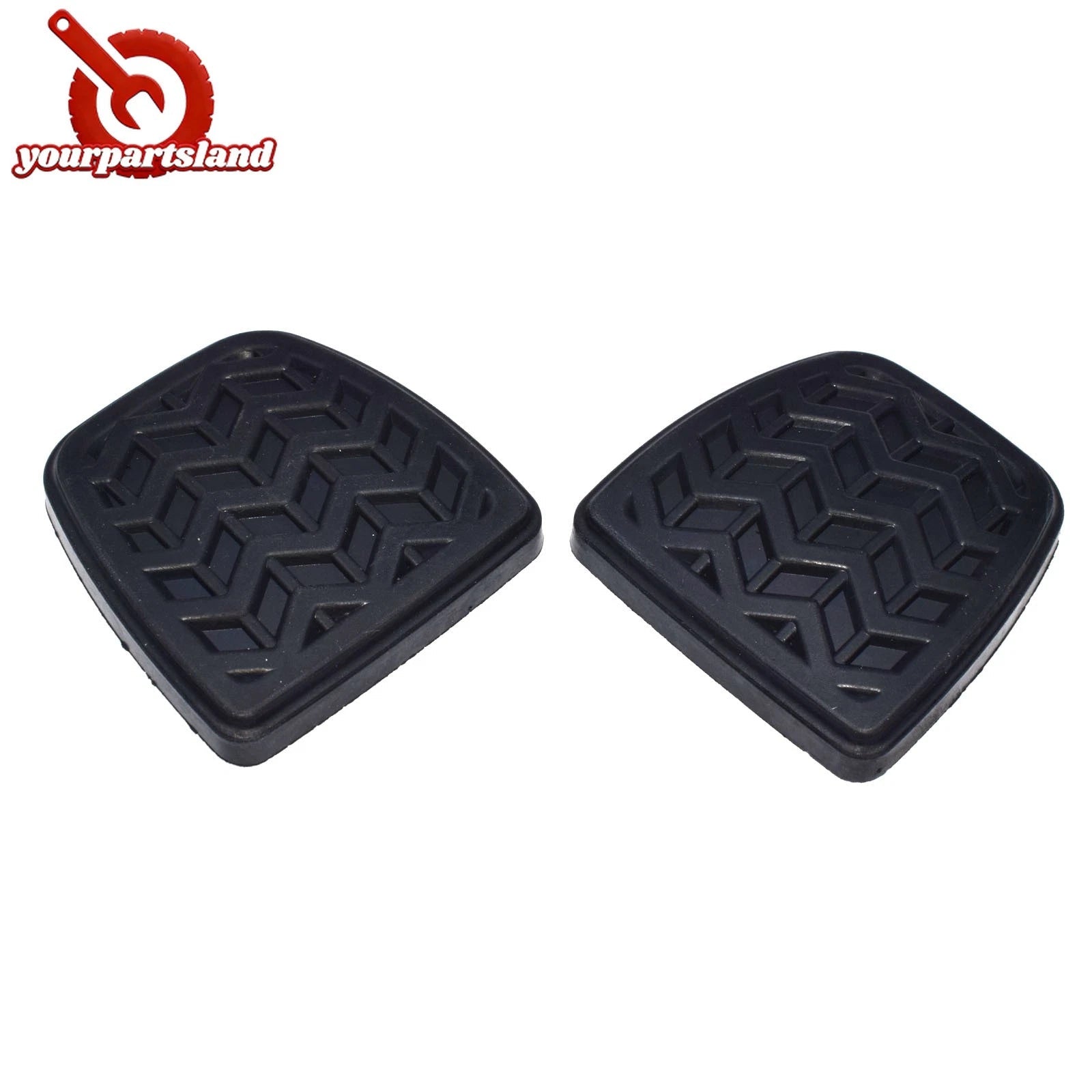 2PCS Clutch Brake Pedal Pad Rubber For Toyota Camry Hilux Vigo KUN 3132152010 6B93BC-57