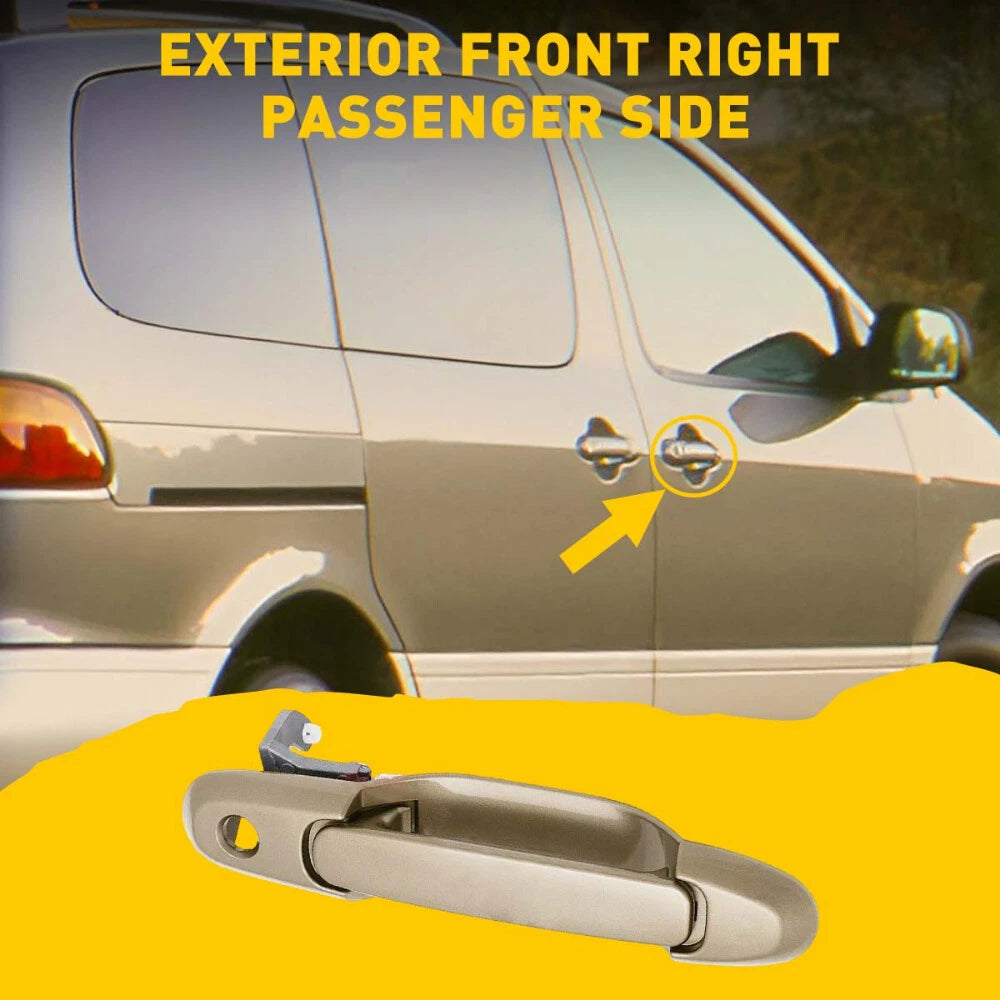Door Handle Exterior Front Right Passenger For Side 98-03 Toyota Sienna Beige EA 6B93BC-57